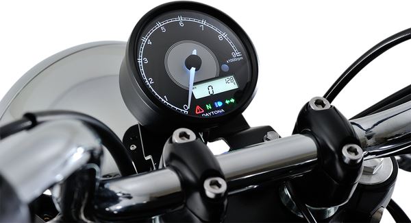Daytona Digital Speed RPM Black Kit With Adapter Tachometer 87792 15000