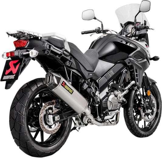 Akrapovic  Racing Line Exhaust System Black SS For Suzuki DL 650 17-24 S-S6R9-WT