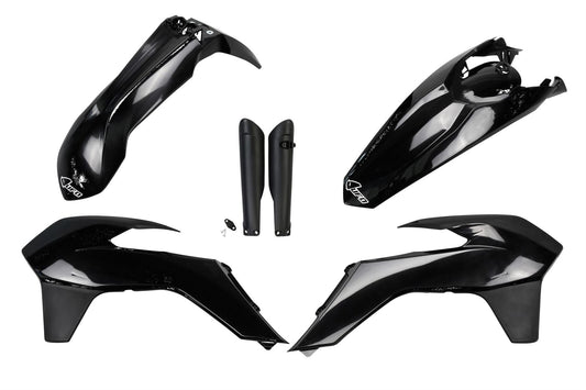 UFO COMPLETE BODY KIT KTM EXC BLACK KTKIT516E-001