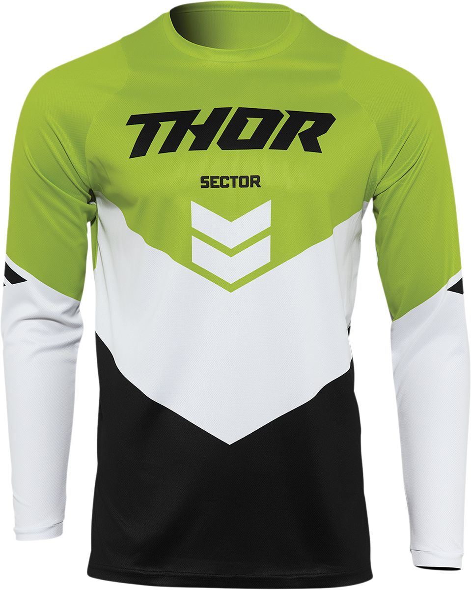 Thor Sector Chev Jersey Black/Green 3X