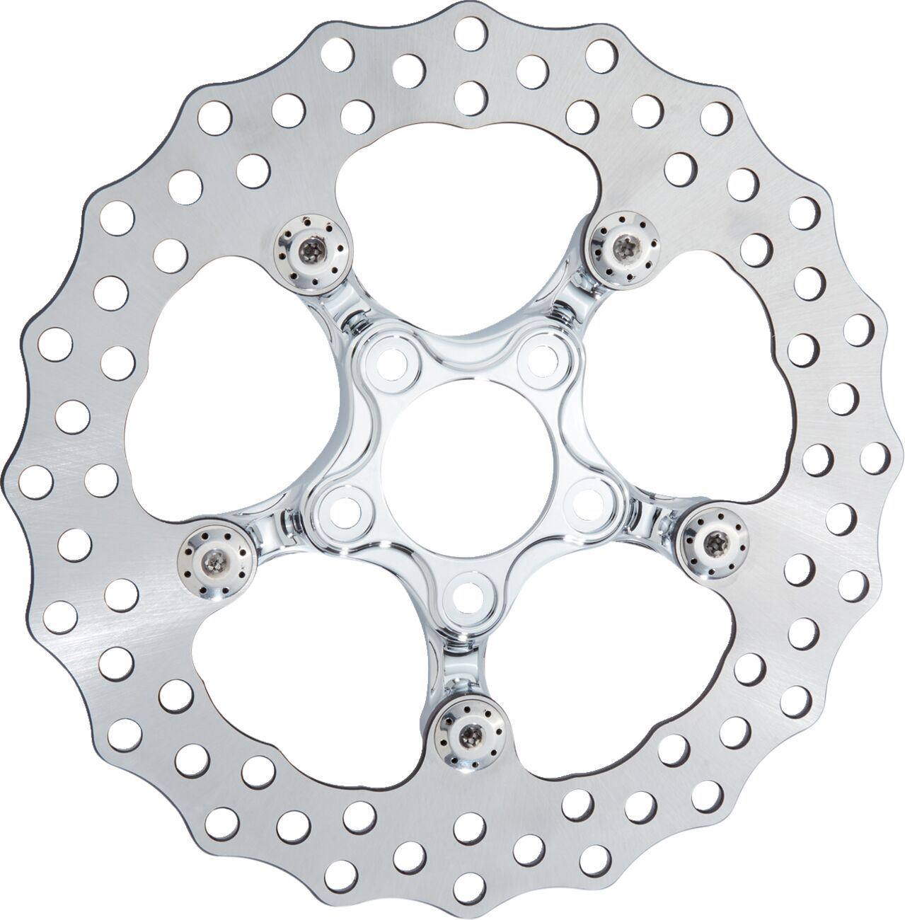 Arlen Ness Spider Rotor Chrome 11.8 292mm 420 High-Carbon SS 300-073