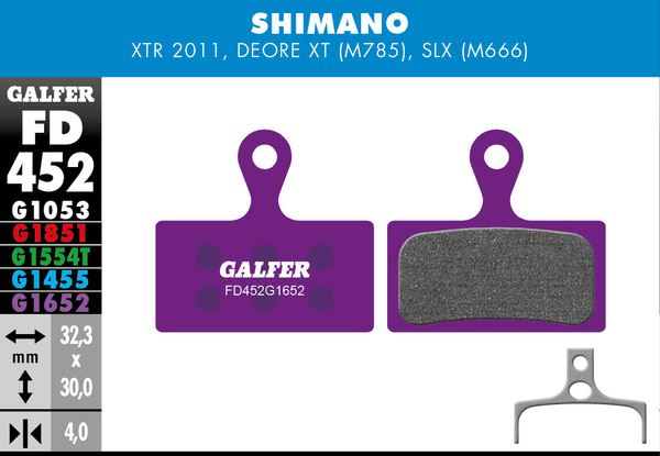 GALFER Brake Pad Bicycle FD452G1652