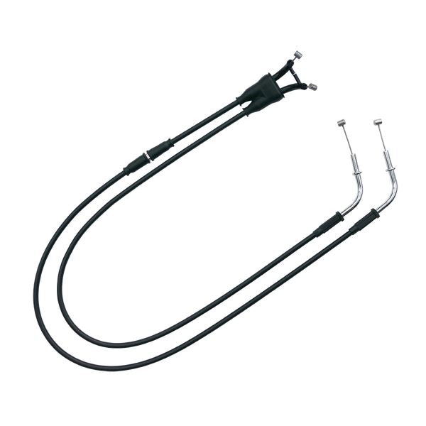 Venhill Throttle Cable For Kawasaki Z 750 2003-2012 Black Set K02-4-119-BK