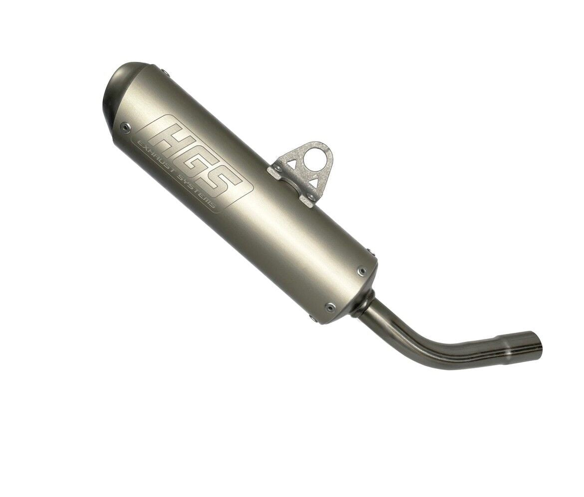 HGS Silencer For KTM SX 125 19-23 Silver/Stainless Steel Xt-119-Ssg