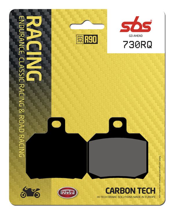 Sbs RQ Road Racing Carbon Tech Brake Pad For Ducati Monster 937 1998-2025 730RQ