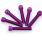 PUIG M8 45mm Allen Screws x 6 Purple Universal 0516L