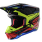 Alpinestars Supertech SM5 Action Yellow, Red And Black Act2 Mx Helmet