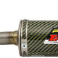 PRO CIRCUIT R304 Shorty & R304 Shorty Ti-2 Carbon-Kevlar Silencers For Yamaha YZ 125 22-25 1132212K