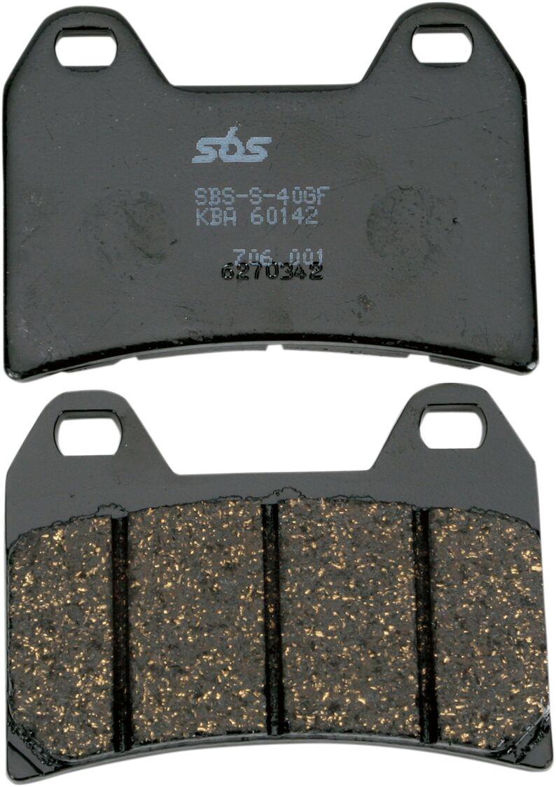 Sbs Ceramic Organic Brake Pads For Ducati Streetfighter 848 1997-2022 706HF