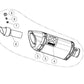 AKRAPOVIC Replacement Muffler M-AP02102C