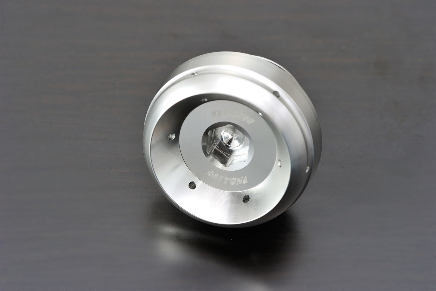 Daytona Bullet Oil Filler Cap M24xP3.0 Silver Aluminum with O-ring & Wire-lock 98409