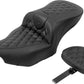 Saddlemen Roadsofa Stitch Seat With Backrest For HD FLTRXSE 1977 23-24 823-07-206B0