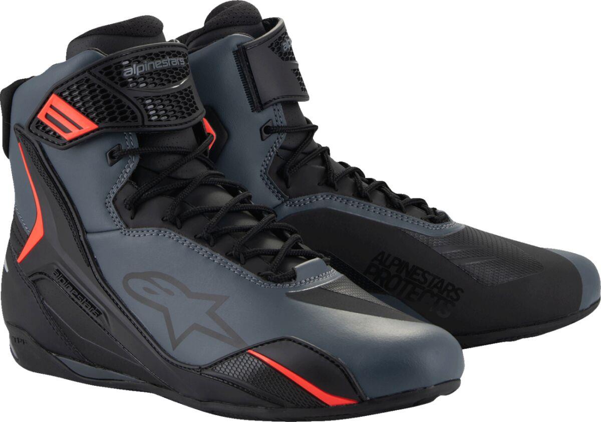 ALPINESTARS Faster-4 Shoes Black/Grey/Red