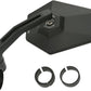 Daytona Aluminum Bar End Mirror Hexagonal Black Side View Handlebar End 89430