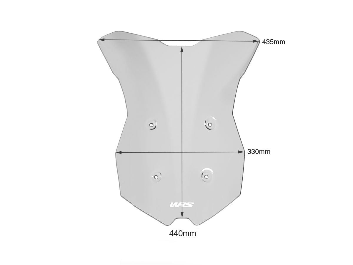 WRS Windscreen Tour KTM 1290 Sduke Gt Kt006f