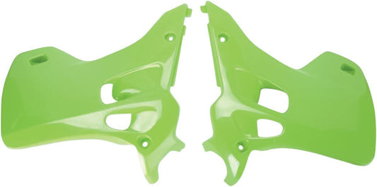 UFO RADIATOR COVERS KAWASAKI KX125/250 KX-GREEN KA02744-026