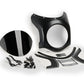 Puig Retro Carbon Look Semi Fairing And Screen 195mm Black 7011W