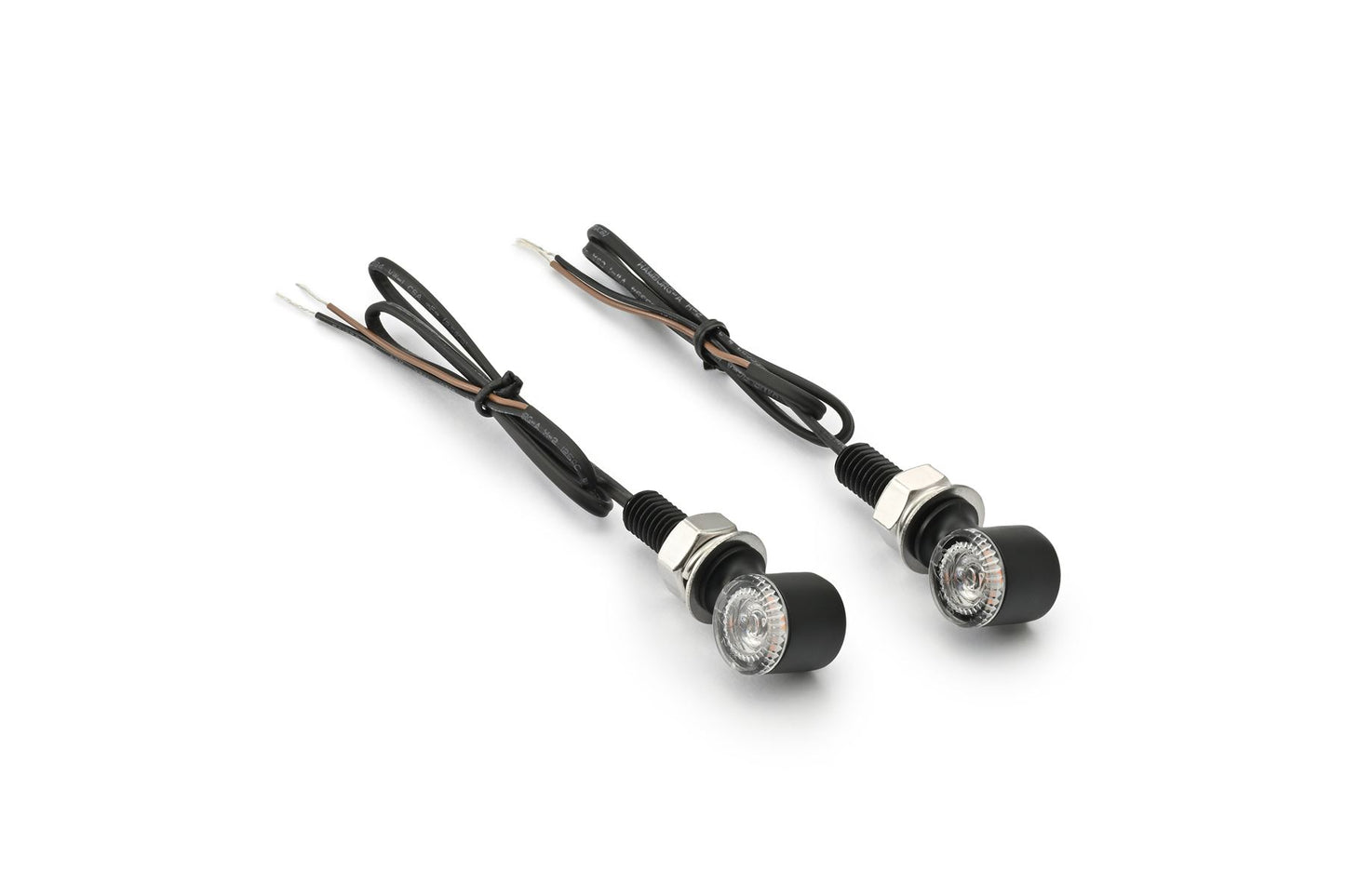 Daytona LED Turn Signal Pair E-marked Black Amber Zinc Alloy D-Light Indicator 80825