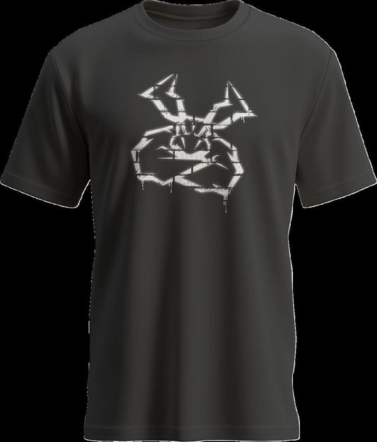 Moose Racing T-Shirt Youth Agroid Grafitti Black