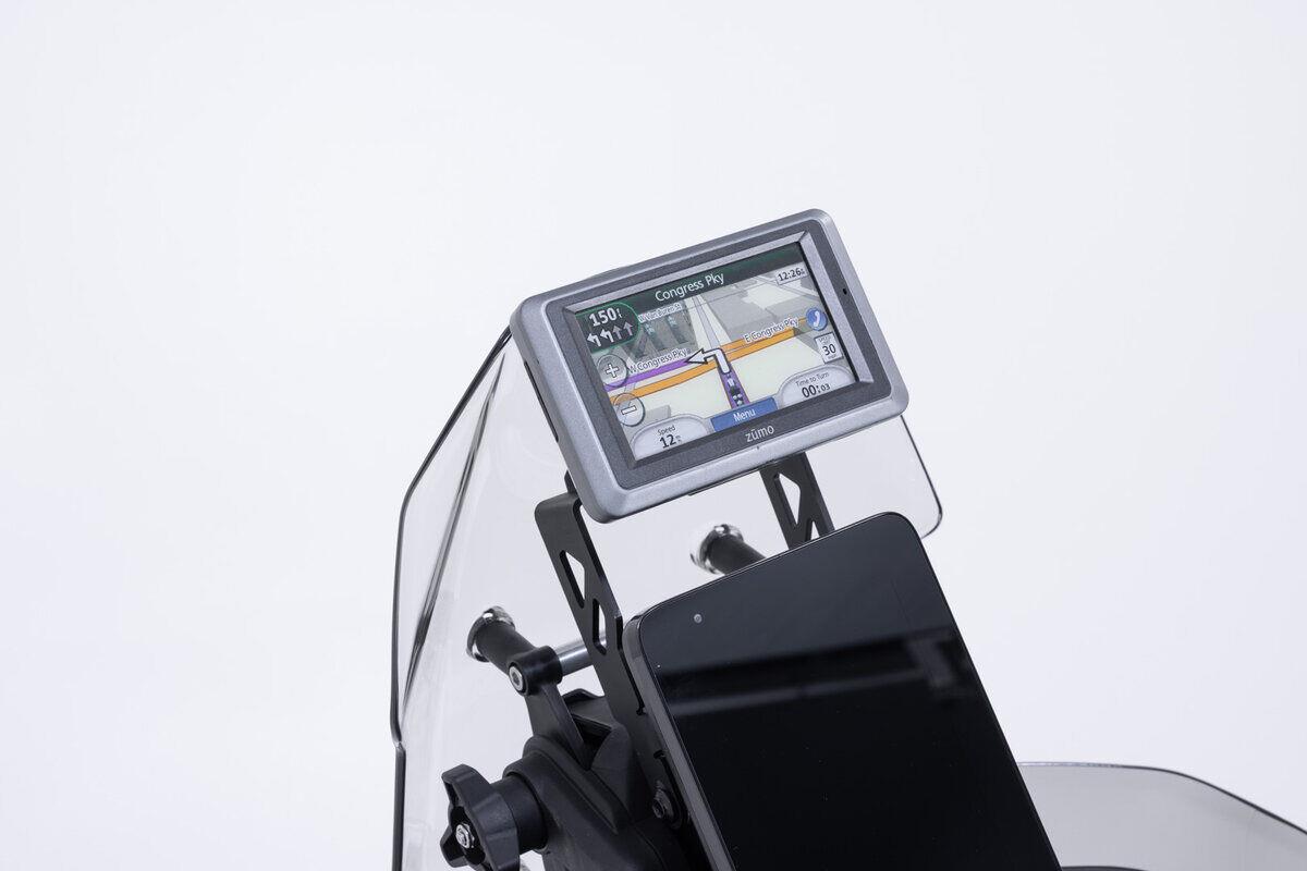 SW-Motech GPS Mount For Cockpit Black SteelGPS.10.057.10000/B