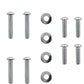 Show Chrome Sissy Bar Kit For Yamaha XVS 1100 1999-2008 Black Chrome 63-612
