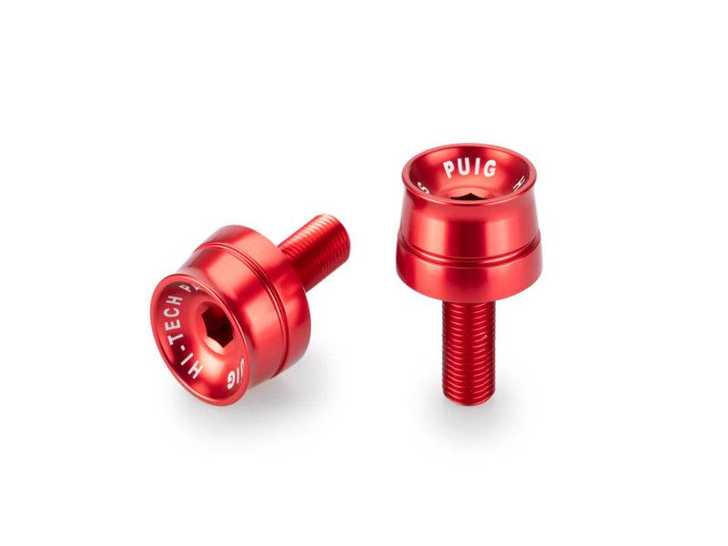Puig Speed Bar Ends Red 9884D