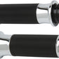 Arlen Ness Smooth Grips Chrome Black For Harley Davidson XL 883 N 76-22 07-320
