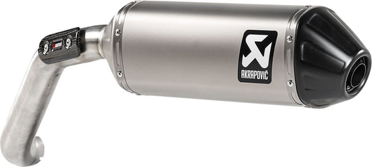 Akrapovic Slip-On Line Muffler TI For MOTO GUZZI V85 850 TT 18-24 S-MG8SO2-HFTT