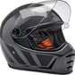 BILTWELL Lane Splitter Gray Motorcycle Helmet