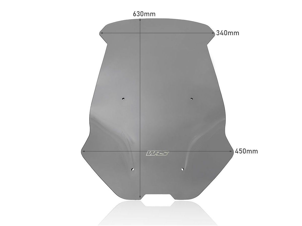 WRS Windscreen Tour Honda Adv350 Smoke Ho056f