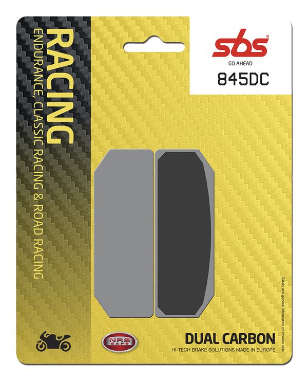 Sbs DC Racing Dual Carbon Brake Pads For BMW S 1000 HP4 Race 2018 Carbon 845DC