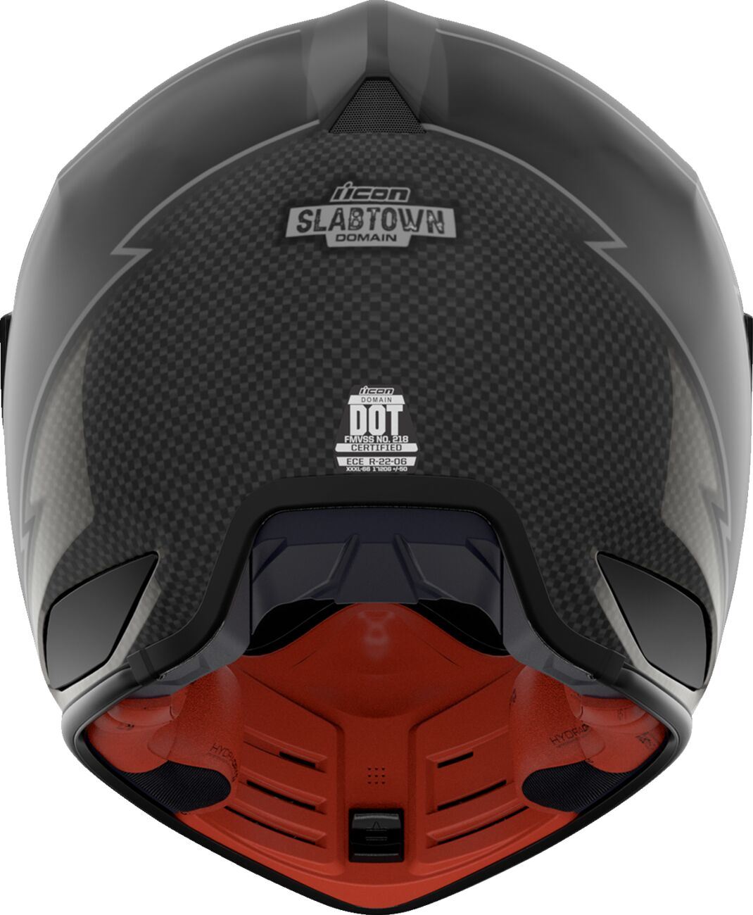 ICON Domain™ Black Motorcycle Helmet