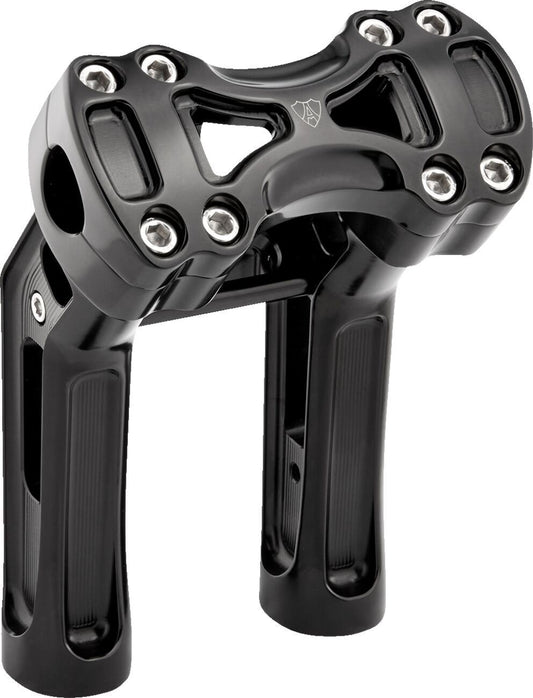 Arlen Ness Method Kickback Handlebar Riser Black Matte Aluminum 520-051