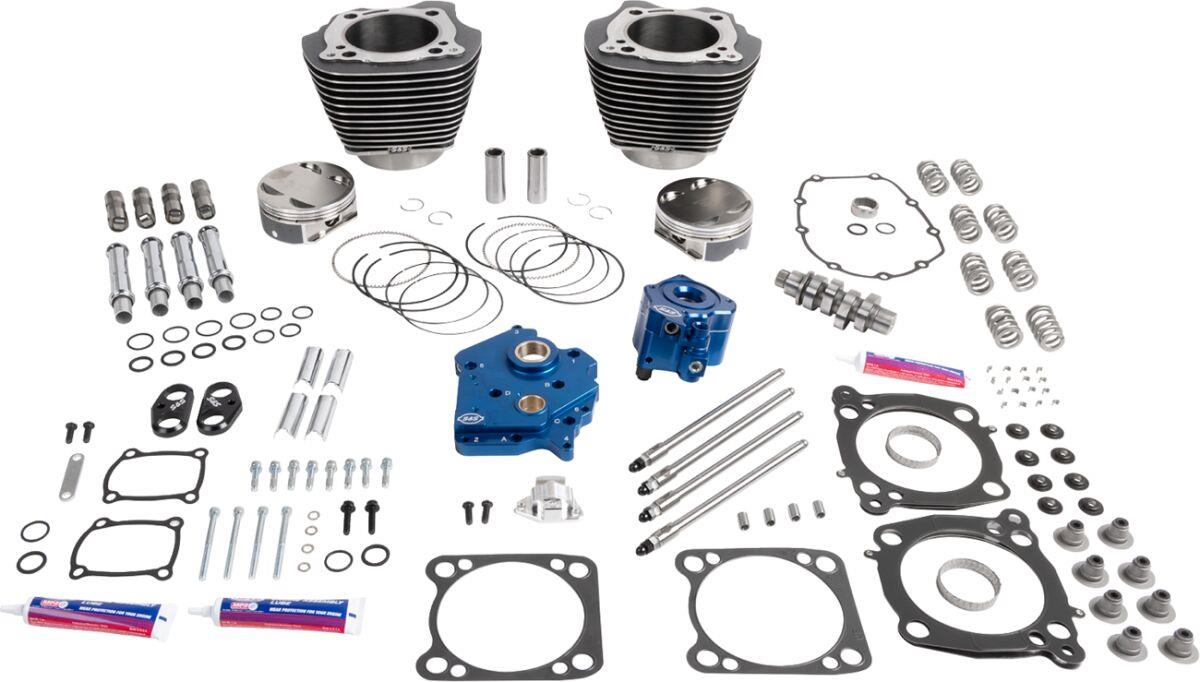 S&S CYCLE 132" Power Package Performance Kit VVT Harley Davidson Softail 18-26 310-1388A