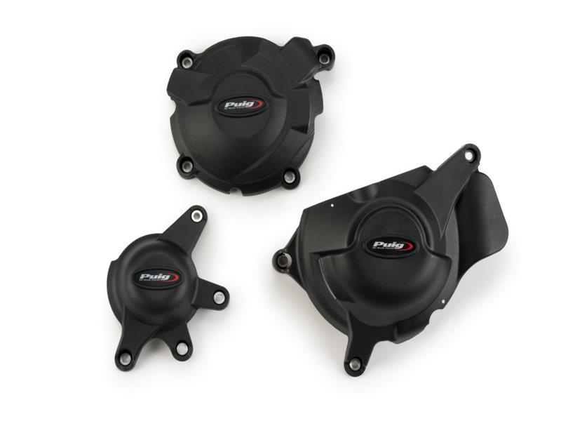 Puig Engine Cover Track for Championship Black 9440H