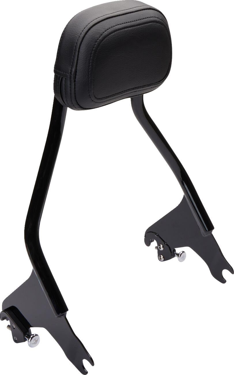 Cobra Short Detachable Backrest For Harley FLHR 1584 1996-2008 Black 602-2212B