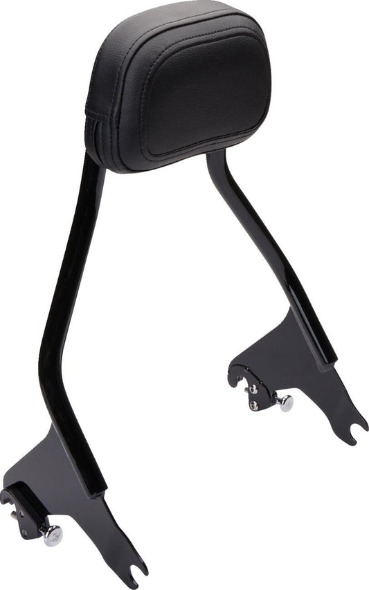 Cobra Short Detachable Backrest For Harley FLHR 1584 1996-2008 Black 602-2212B