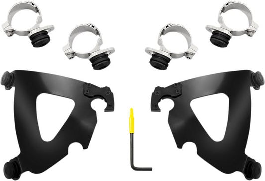 MEMPHIS SHADES Fairing Mounting Kit Black MEB2037