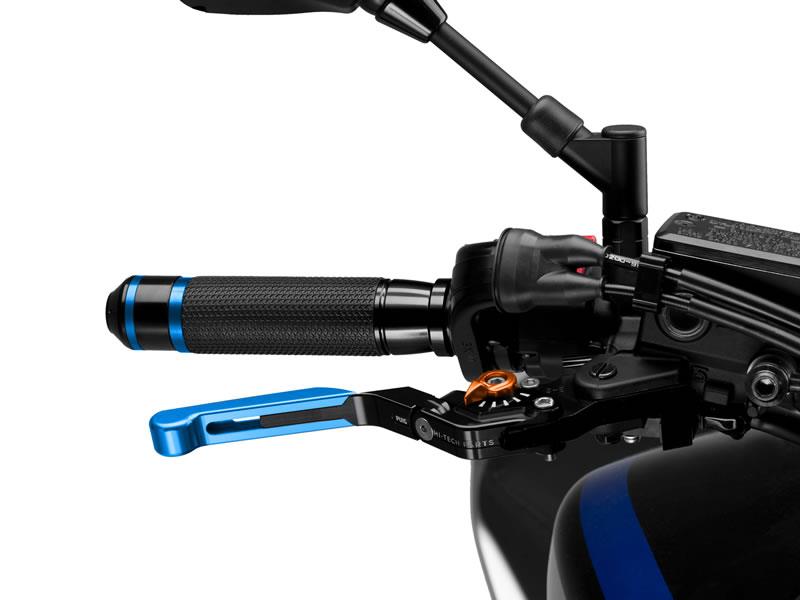 Puig Extendable Folding V3 Brake (Blue Extender With Blue Selector) Orange 1281H