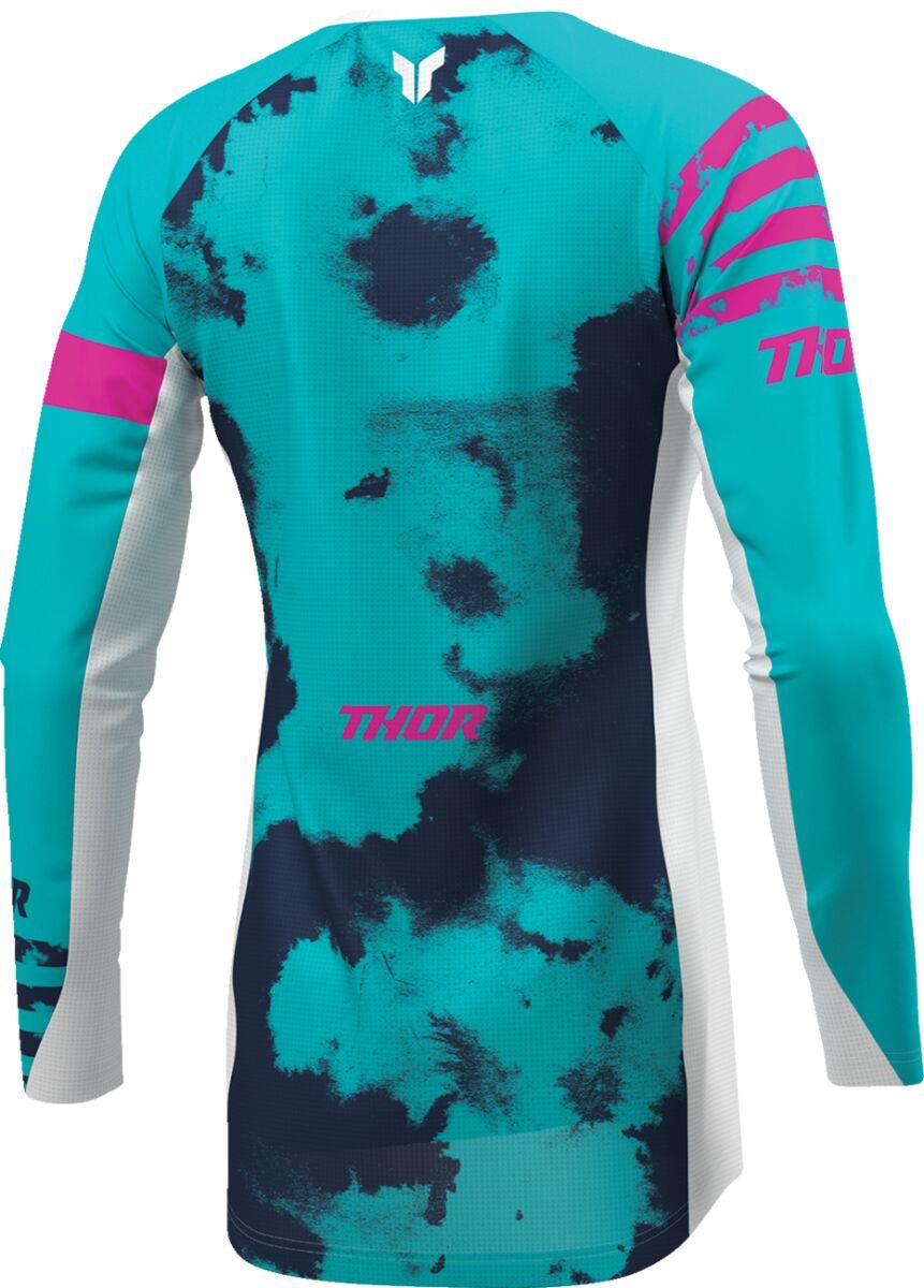 THOR Women's Launchmode Bleach Jersey White/Blue