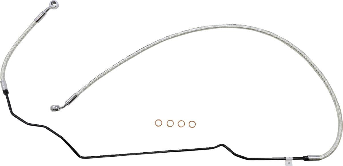 Magnum Shielding Braided Front Brake Line For Indian Scout 69 2018-2024 AS375031