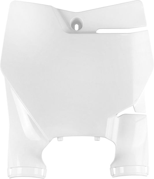 UFO Stadium Front Plate For KTM SX / SXF 85 18-24 White KT04099042