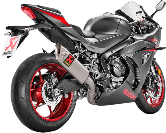 Akrapovic Evolution Line Exhaust System Silver TI For Suzuki GSX-R 1000 17-24 S-S10E3-APLT