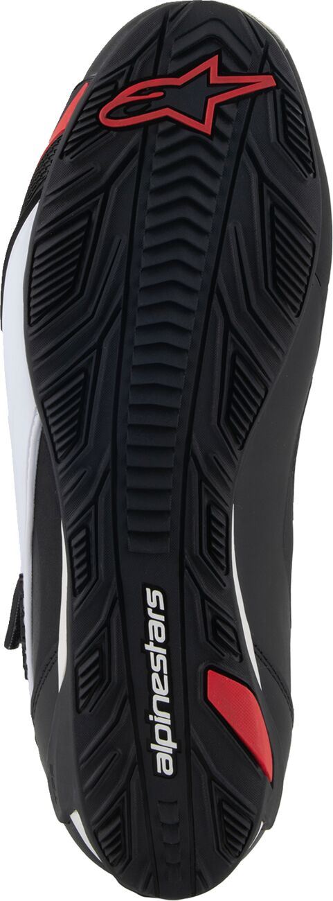 ALPINESTARS Faster-4 Shoes Black/White/Dark Red