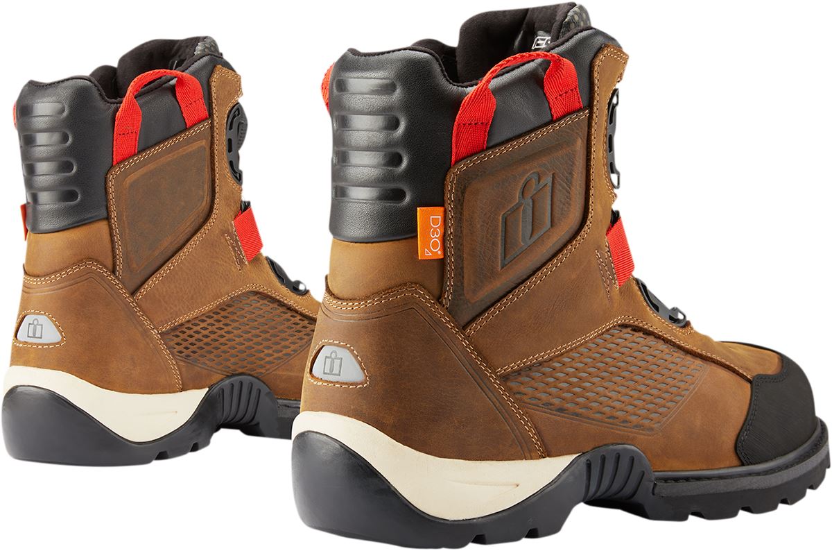 Icon Stormhawk Waterproof Boots Brown