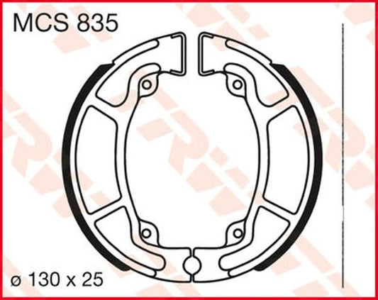 Trw Brake Shoes For Honda CB 125 F CBS 2001-2024 Set MCS835