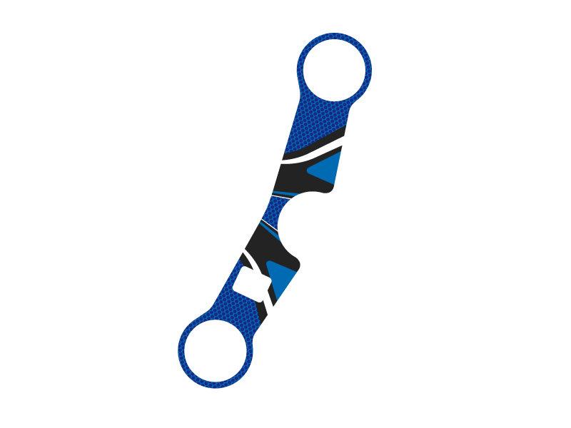 Puig Radikal Yoke Protector Blue 3841H