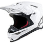 ALPINESTARS Supertech M10 Solid White MX Helmet