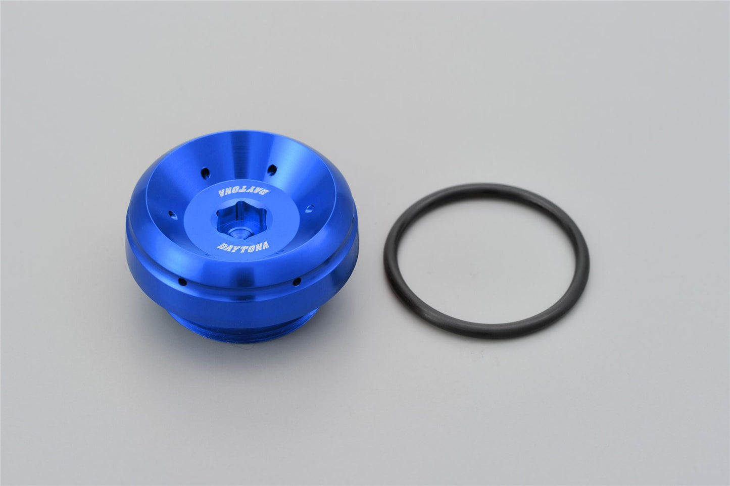 Daytona Bullet Oil Filler Cap M30xP1.5 Blue Aluminum O-ring Included 98424
