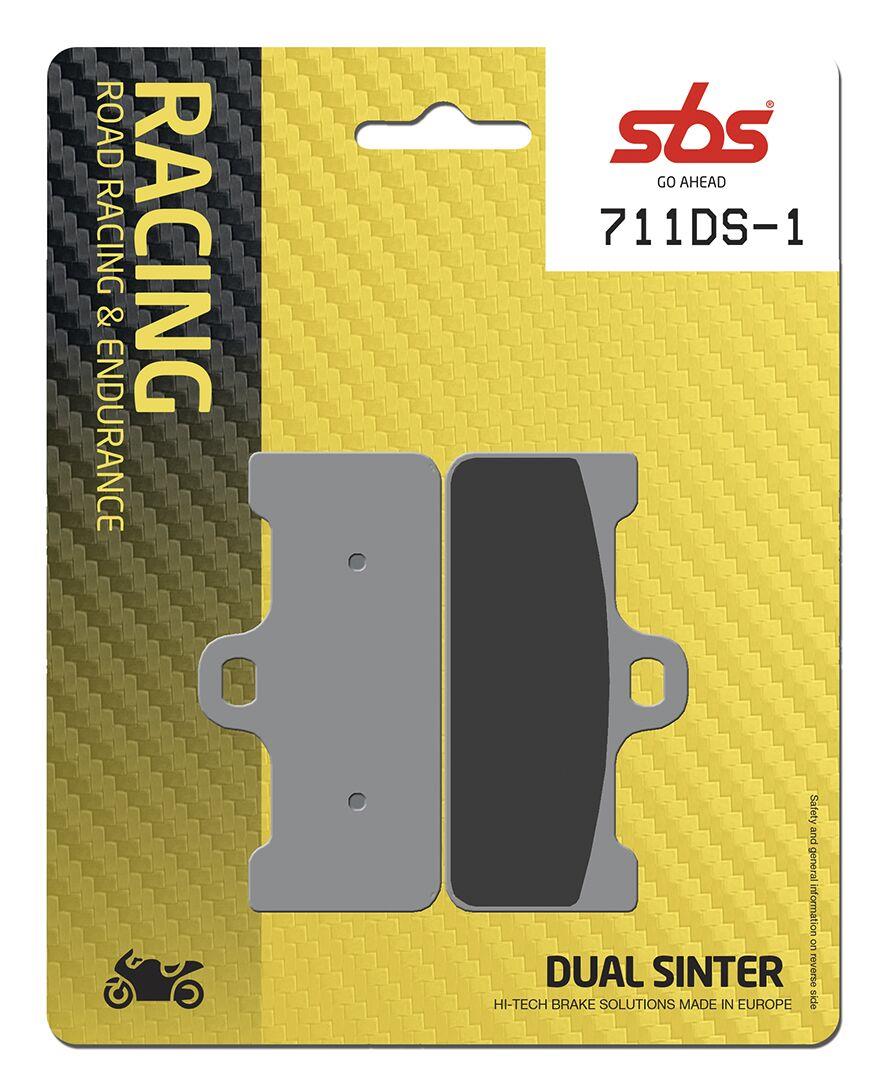 Sbs DS Racing Dual Sintered Brake Pads Sintered Metal Set 77.4mm 711DS-1